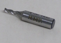 Sherline End Mill 7102 3/32" Sherline END MILL (Long), 3-FLUTE, 1/4" SHANK 7102